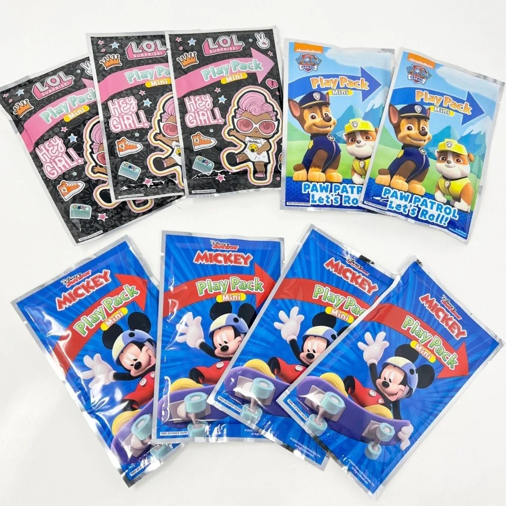 Play Pack Grab & Go Pack Of 9‎ Crayons Color Book Mickey LOL Paw Patrol